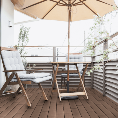 Vlonderplank Composiet Cut Brown, effen