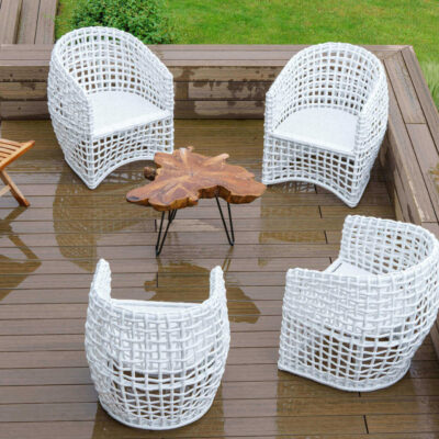 Vlonderplank Composiet Old Brown, ribbel